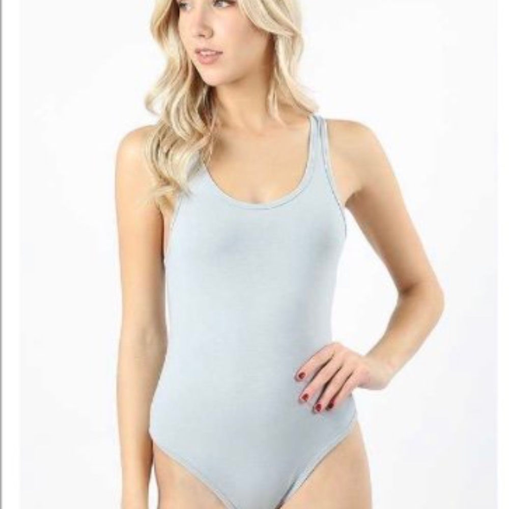 BLUE ZENENA PREMIUM BODYSUIT